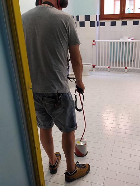 Geofono per ricerca perdita occulta