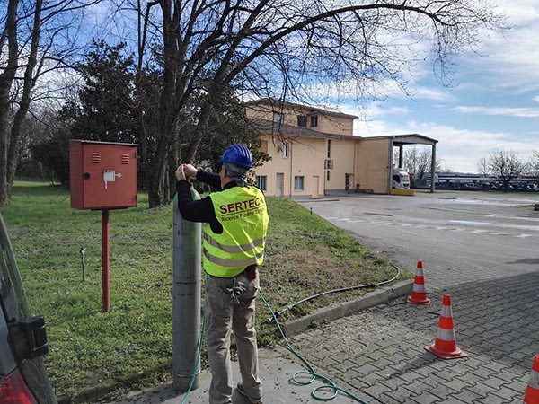 Gas tracciante