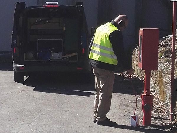 Ricerca perdite idriche con geofono