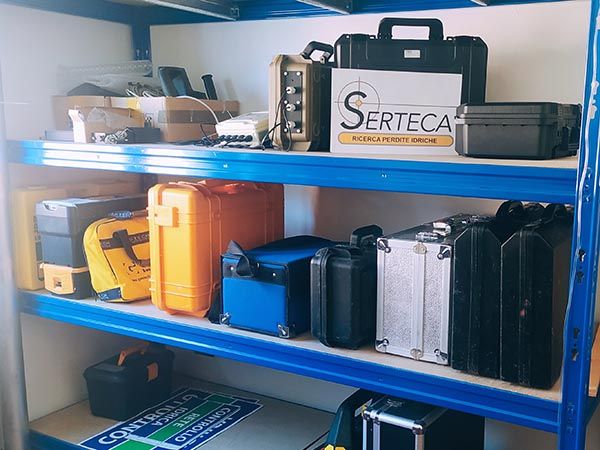 Serteca - magazzino strumentazione